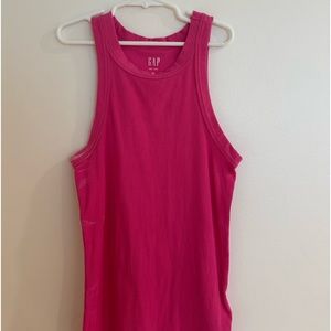 Gap Rib Tank in Pink